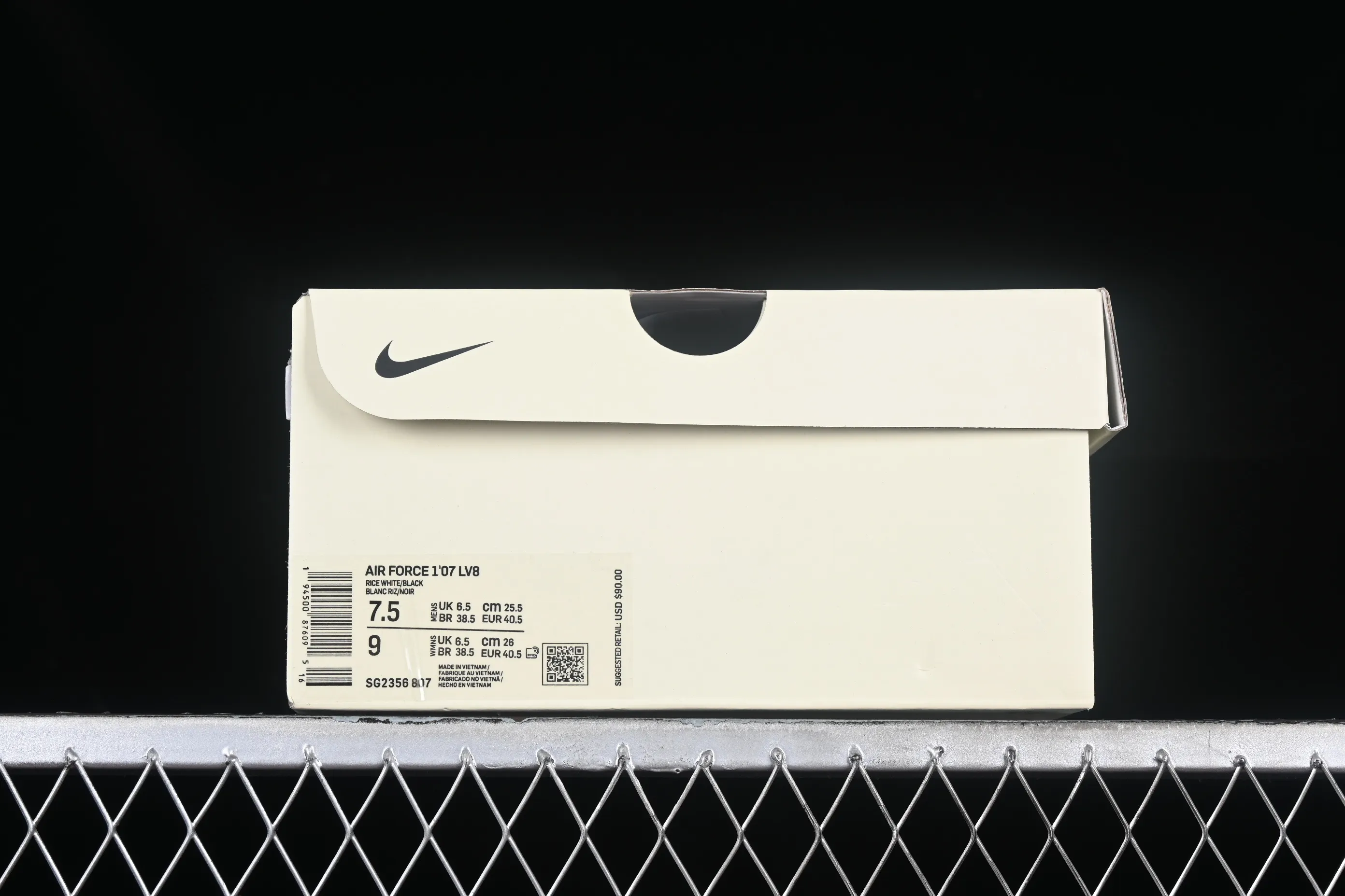 All categories Nk Air Force 1 Air Force series Nk Air Force 1 Mid Air Force mid-top Nk Air Force 1'07 Mid black pearlescent small hook Air Force One mid-top casual sneakers SG2356-807